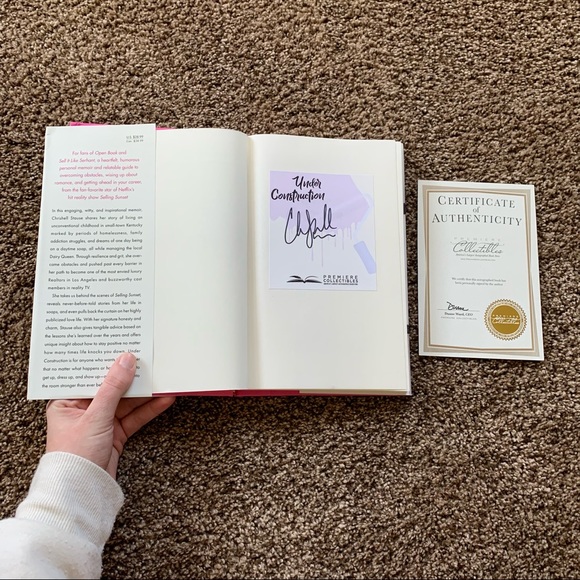 SIGNED Chrishell Stause Book “Under Construction” - Picture 2 of 12